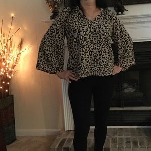 Leopard Print Blouse